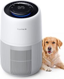 Pet Air Purifier up to 1500 Ft��, Enhanced Activated Carbon & 360�� Grille Air Intake for Hair Odor Dander Allergies, 5-Stage H13 True HEPA