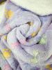 Ultra Plush Colorful Bones/Paws Blanket